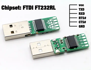 OEM Prolific PL2303 chip RS232 + RS422 USB Một Nam để DB9 Nam/Nữ chuyển đổi cáp nối tiếp với vòng từ - Product Image 3