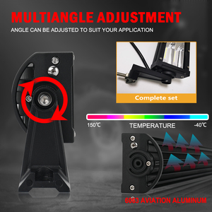 Barra <span class=keywords><strong>LED</strong></span> kép Hàng 22 "32" 42 "siêu sáng Combo nhẹ Lũ lụt tại chỗ 5D xe 50" 52 "inch off road 4x4 cong <span class=keywords><strong>LED</strong></span> thanh ánh sáng - Product Image 5