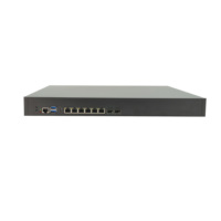 Gateway de Seguridad de Red para Montaje en Rack 1U, Xeon LGA2011, 6 Puertos 10G SFP, Router Firewall, Compatible con Mikrotik ROS7, Pfsense, Logotipo Personalizado