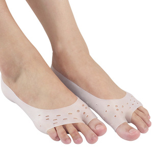 Calcetines de Silicona para el Cuidado de los Pies, Calcetines Finos con Orificios para Talones Agrietados, Protectores para el Cuidado de la Piel de los Pies - Product Image 1