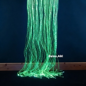 Cortina de Fibra Óptica para Sala de Calma para Autismo, Terapia Táctil, Fibra Óptica Brillante, Luz de Pared en Cascada para Sala Sensorial - Product Image 1