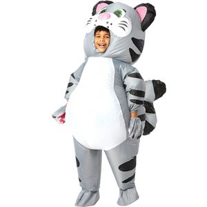 Disfraz de <span class=keywords><strong>gato</strong></span> inflable, traje de <span class=keywords><strong>gato</strong></span> al por mayor, fiesta de disfraces de Navidad para niños, disfraz de mascota inflable - Product Image 1