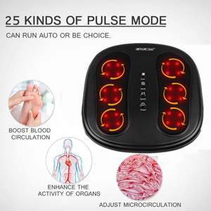 Instrumento de Reflexología y Masaje, Vibración Potente, Tecnología Japonesa con Calor, Masajeador de Pies - Product Image 4