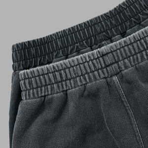 Pantalones Cortos de Verano Vintage BO1004, 400GSM, Transpirables, Cintura Media, Lana 100% Algodón, Lavados, Ecológicos, para Hombre - Product Image 5