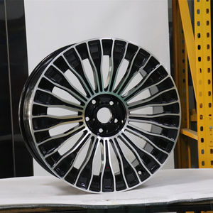 定制乘用车车轮合金轮辋20英寸5*112 5x 112毫米ET <span class=keywords><strong>36</strong></span> 43.5黑色流动成型汽车轮毂 - Product Image 2