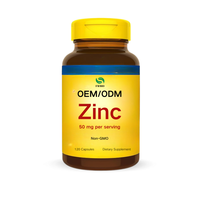 Capsules de zinc pour hommes |   Complément alimentaire personnalisé pour la santé de la prostate : capsules de calcium, magnésium et zinc – Fabrication en marque blanche
