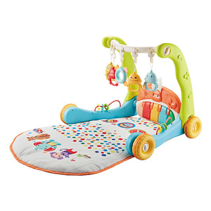 Andador de bebé transfronterizo con teclado de conejo, juguete tres en uno, andador musical multifunción, centro de actividades, <span class=keywords><strong>cochecito</strong></span> con estructura de plástico - Product Image 5