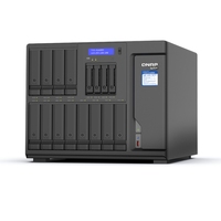 QNAP TVS-h1688X NAS Empresarial de Escritorio, Almacenamiento Híbrido de 16 Bahías, Estación de Trabajo Todo en Uno, Colaboración Multimedia 4K, Virtualización