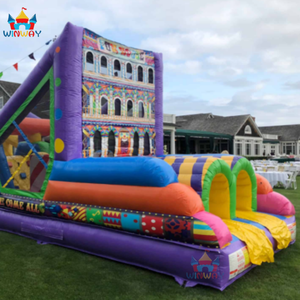 Casa de Juegos Inflable de 30 pies con Diseño Nuevo, Pista de Obstáculos con Color Personalizado y Garantía de 3 Años para Alquiler en Fiestas - Product Image 2