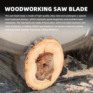 KOOSUN özelleştirilmiş karbür ucu testere bıçağı ahşap dairesel testere bıçakları için 300mm ağaç İşleme kesme yumuşak parke MDF - Product Image 3