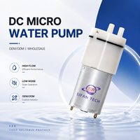 Pompe à eau micro en plastique 12V 24V DC personnalisée OEM ODM pour purificateur d'eau, machine à café, instrument de beauté
