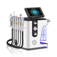 Nouvelle mise à niveau 8 en 1 Jet d'eau oxygénée H2O2 Aqua Peel Microdermabrasion Dermabrasion Soin de la peau Machine pour salon