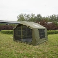 Carpa Inflable Ligera y Grande para 5-8 Personas, de Oxford, Impermeable, para las Cuatro Estaciones, de Doble Capa, Fácil de Instalar