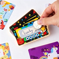Carte à gratter en papier recyclable pour jeu de couple, prix pour enfant, promotion de lancement de la vente au détail