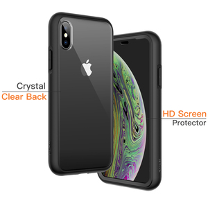 <span class=keywords><strong>Coque</strong></span> pour <span class=keywords><strong>iPhone</strong></span> Xs et <span class=keywords><strong>iPhone</strong></span> <span class=keywords><strong>X</strong></span> 5,8 Pouces avec Protection d'Écran Intégrée Anti-Rayures, Téléphone Robuste à Couverture Intégrale à 360 Degrés (<span class=keywords><strong>Noir</strong></span>) - Product Image 3