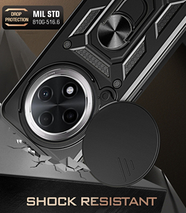 เคสโทรศัพท์ RUIZHILONG แบบเลื่อนได้ วัสดุ PC ป้องกันแรงกระแทก ดีไซน์สปอร์ต สำหรับ <span class=keywords><strong>OPPO</strong></span> A36-4G/A96-4G/A76-4G อเนกประสงค์ - Product Image 5