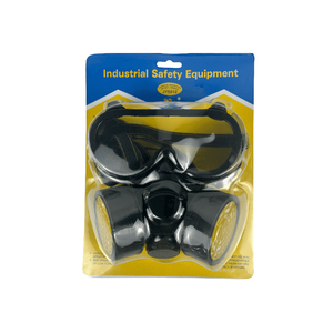 JY5012 <span class=keywords><strong>Masque</strong></span> filtrant à <span class=keywords><strong>peinture</strong></span> respirateur à double <span class=keywords><strong>cartouche</strong></span> Anti-gaz nocifs Anti-poussière <span class=keywords><strong>Masque</strong></span> à gaz chimique Mascarilla avec lunettes - Product Image 3