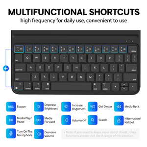 เคสคีย์บอร์ดสำหรับ iPad 11นิ้ว F16บางเฉียบน้ำหนักเบาอเนกประสงค์วัสดุทนทานยอดเยี่ยมสำหรับผู้สร้างที่ได้รับความนิยมสูงสุด - Product Image 5