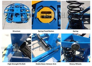 Positionneur de palettes à ressort léger, <span class=keywords><strong>table</strong></span> élévatrice à carrousel de palettes à actionnement par ressort - Product Image 4