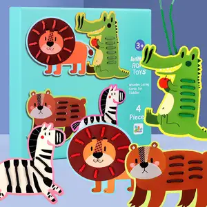 Placa de leitura de animais de frutas, brinquedo educacional de tablet de madeira para educação precoce das crianças