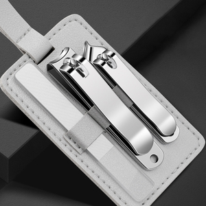 Professional Manicure Pedicure Kit Leather Storage <b>Pouch</b> Stainless Steel Nail Scissors All In One Beauty Tool Set - Product Image 2