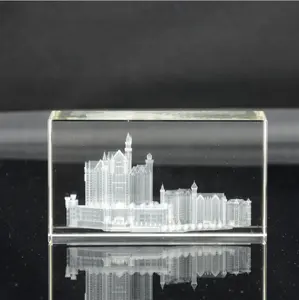 Mh-ft0052 K9 High Quality Laser Cube Etched 3d Blank Crystal Cube Crystal Paperweight