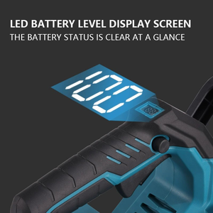Mini Motosierra Eléctrica Recargable Inalámbrica con Mango Telescópico y Barra Guía de 12 Pulgadas, 600W/1800W para Trabajos en Madera - Product Image 4