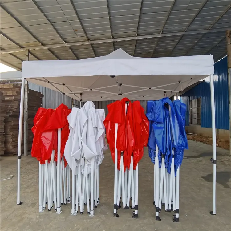 8 × 8 10 × 10 Cheap Outdoor Summer White Canopy Folding Tent