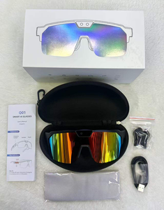 Gafas Inteligentes con IA <span class=keywords><strong>Google</strong></span> 2026 Q01, Cámara de 8MP, Traducción en Tiempo Real, Gafas de Sol Deportivas, Protección UV, Video 1080P, Resistentes al Agua IPX-6 - Product Image 4