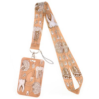 Tali Lanyard untuk Dokter dan Perawat, Tali Leher untuk Kartu Identitas, Tempat Kartu Identitas