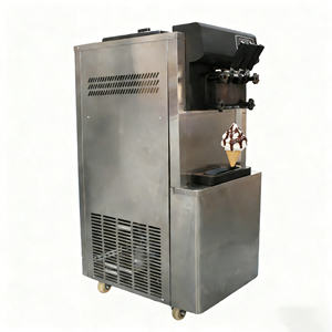 Máquina de helado suave de funcionamiento silencioso con diseño insonorizado para biblioteca, cafetería, hospital, sala de espera, cantina, máquina de helado enrollado - Product Image 5