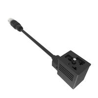 EN 175301-803 type B/BI vis IP67 M3x32 Adaptateur de soudage industriel multi-broches pour soupapes vis à fiches M3x