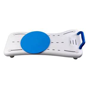Siège de bain réglable Science avec accoudoirs 40-64 cm pour personnes âgées et femmes enceintes, chaise de bain pliable antidérapante - Product Image 4