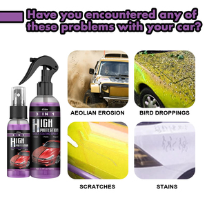 C0686 100ML 3 en 1 Voiture Nano Céramique Revêtement Polissage Pulvérisation Cire Forpolish Car Wash Fortify Quick Coat Polish & Sealer - Product Image 3