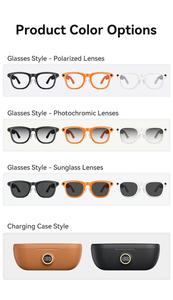 Gafas Inteligentes X01 Ultra con IA, Cámara HD de 8MP, Grabación de Video, Llamadas de <span class=keywords><strong>Voz</strong></span>, Estuche de Carga, Traducción Inteligente por IA, Gafas de Sol - Product Image 6