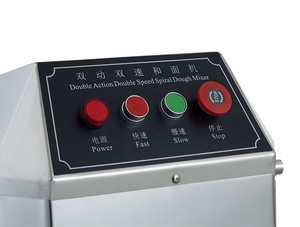 Mélangeur à pâte commercial robuste SSD-60 avec moteur, haute productivité, machine à mélanger la farine de boulangerie, 450 kg/h - Product Image 3