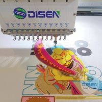 Nouvelle machine à broder informatisée à tête unique Disen pour casquettes, usage domestique, moteur et engrenages haute précision 500x800/800x500