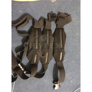 Sac de taille en nylon imperméable pour hommes Petit sac de messager latéral pour l'extérieur Couleur noire - Product Image 3