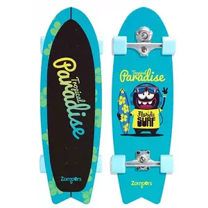 Produttore di Skateboard Cruiser Board 7 Ply Russia acero 32 pollici Surf Skate per bambini adulti Skateboard Patinetas