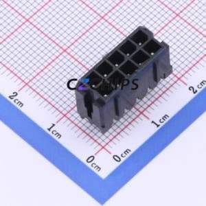HC-MX3.0-2*5A Wire-to-Board Pin Header Through hole Component (THT),P=3mm Connector 2x5P 3mm Through Hole Micro-Fit (MX 3.0) - Product Image 1
