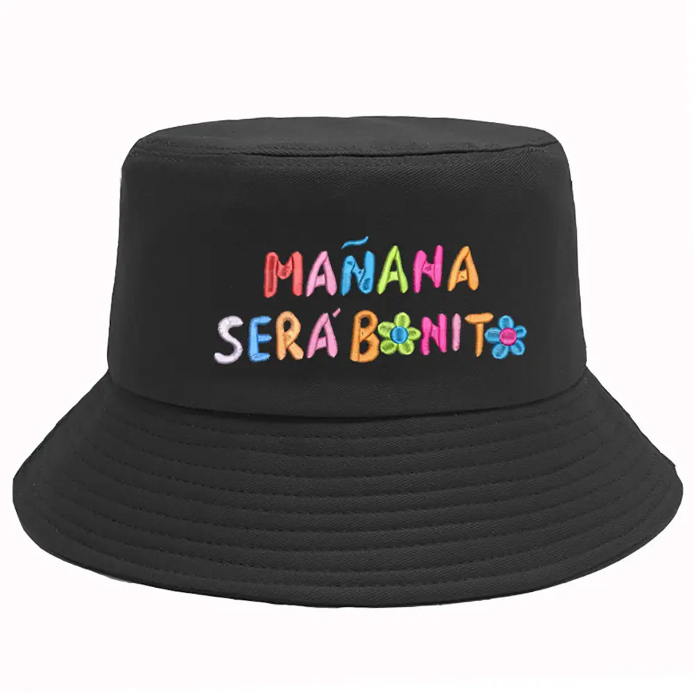2023 New Design Custom Karol G fisherman Hat Fashion Sunscreen Outdoor Men And Women Embroidered Sun Hat Bucket Hat