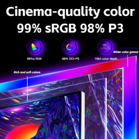 Moniteur PC intégré Kuycon P40K 40 pouces, résolution 5K, taux de rafraîchissement 120 Hz, HDR avec panneau IPS, interface DP pour PC de jeu de bureau