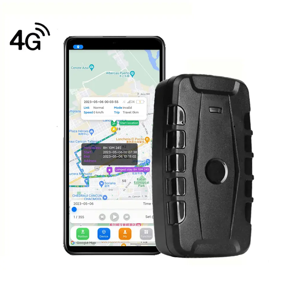 Monitoreo de posicionamiento remoto inalámbrico 4G Rastreador GPS Tarjeta SIM magnética Batería de larga duración Rastreador Gps