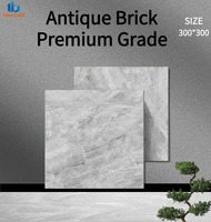 Carreaux en céramique durables 300x300mm R10 antidérapants résistants à l'eau modernes pour cuisine, salle de bain, balcon, hôtel, appartement, salon