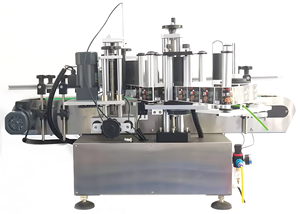 Machine d'étiquetage automatique de bouteilles rondes en métal de haute précision pour étiquettes en verre et en papier, bouteilles de vin et d'eau, pots de yaourt, ampoules - Product Image 1