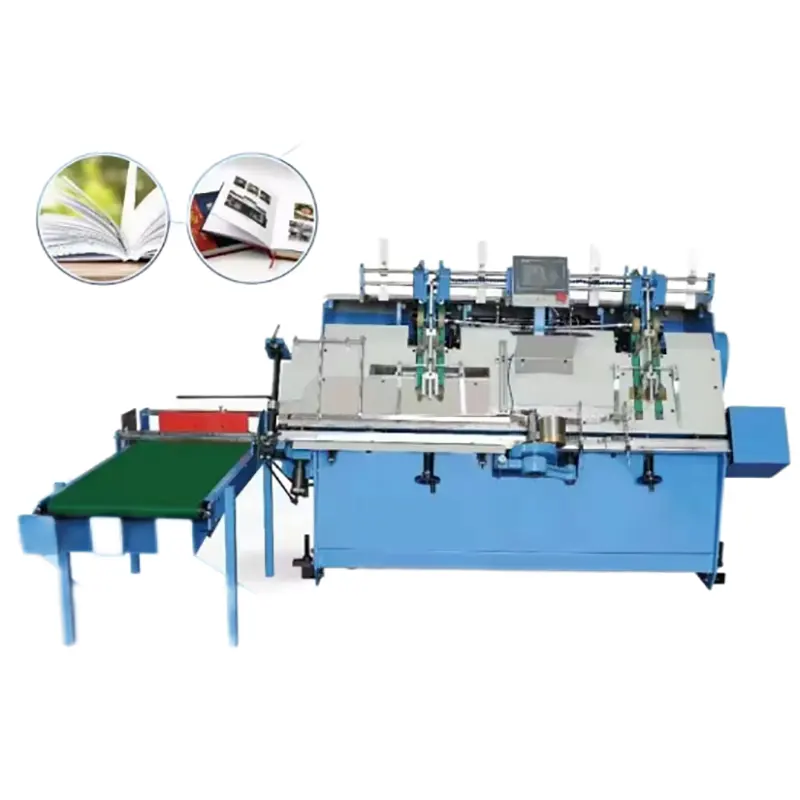 High speed Automatic post-press machinery printing book Paper Inserting fold gluing paper machine