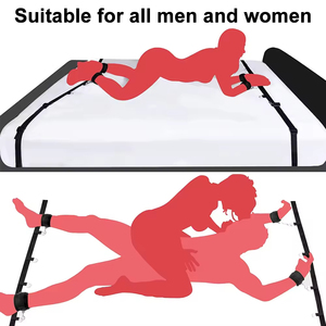 Juego de Juguetes Sexuales BDSM al por Mayor de Fábrica, Kit de Bondage para Mujeres Adultas, Parejas, Esposas, con Esposas para Manos y Tobillos - Product Image 2
