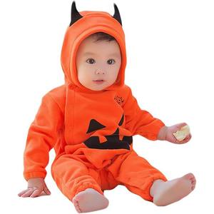 HCFB-022 de costume d'Halloween unisexe à capuche orange pour bébé <span class=keywords><strong>citrouille</strong></span> - Product Image 1