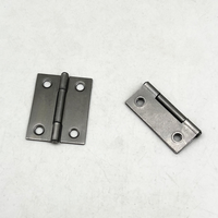 1.5 Inch Black H Type Iron Weld Hinge Wholesale Butt Hinge Hardware for Industrial Chassis Cabinet Metal Box Wooden Storage Case