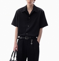 Chemise habillée à col cubain en lin personnalisée pour homme avec bouton, respirante, coupe ajustée, teinte unie, pour le sport, la détente et l'été